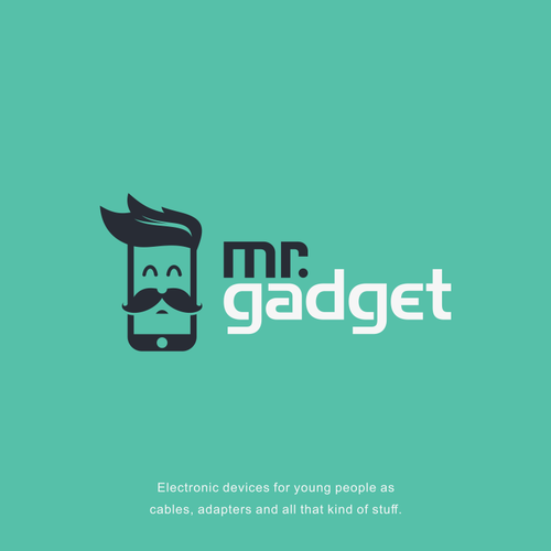 Design a hipster logo for electronic accesories for Mr. Gadget Design by FoxPixel