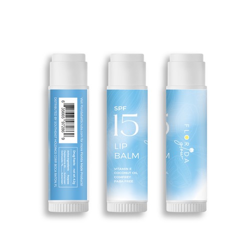 SPF Lip Balm Re-design Design by creationMB