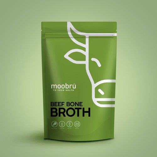 Bone Broth Package Design by sougatacreative