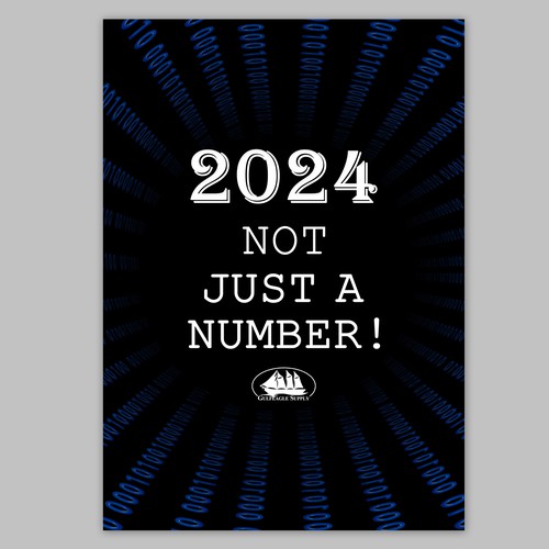 Creative professional poster created for the theme “Not just a Number!” Design by Mah_Ari