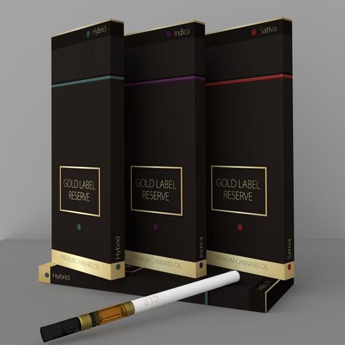 High End Cannabis Vape Pen | Product label contest