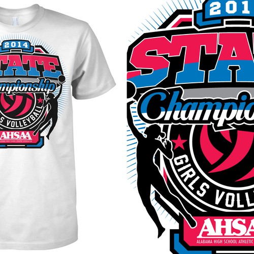 2014 AHSAA Girls Volleyball State Championship | T-shirt contest