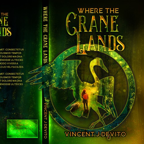 Design cover for a magical book with talking animals Design by Anastasia Brenych