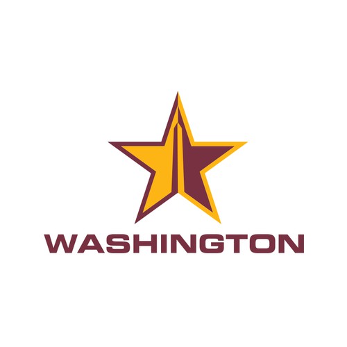 Community Contest: Rebrand the Washington Redskins  Design by Zelek