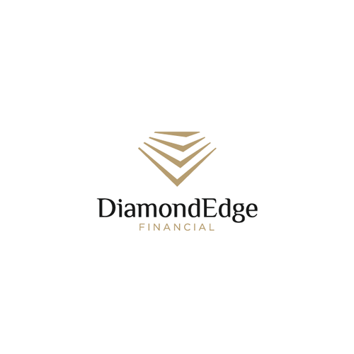 Create an elegant, understated luxury logo for Diamond Edge Financial Design by Lazar Bogicevic