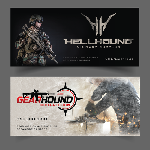 Military/Tactical Store Flyer Design Design by Bess Rebel