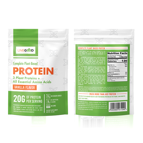 ***GUARANTEED PRIZE*** - LABEL DESIGN for Protein Powder -*****NEW***** Design by Pice Wilf