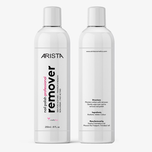 Arista Nail Polish Remover Design by Sukira
