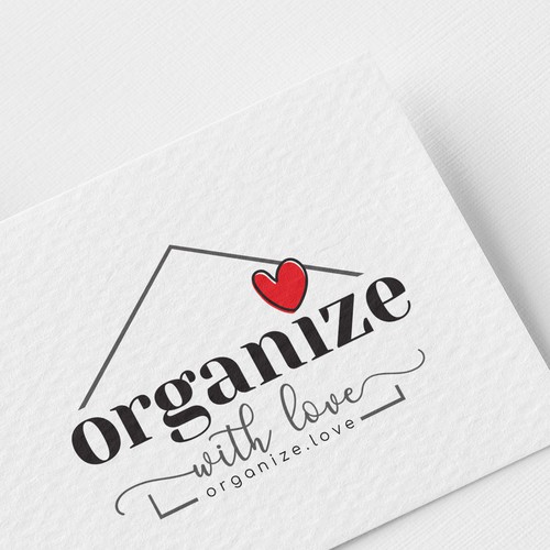 Logo design for professional organizing company-ontwerp door aquamarine d e s i g n