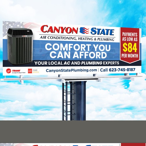 Design An Eye-Catching Billboard For An HVAC Company Design von GrApHiC cReAtIoN™