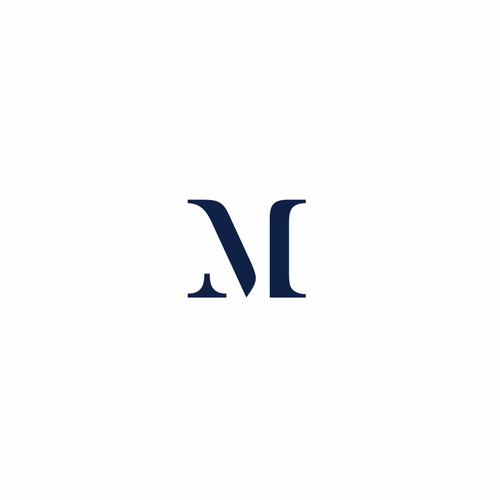 Very simple design. Just the letter M Design by vionaArt