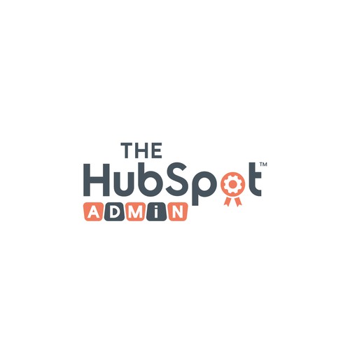 Bold logo that unites and champions the HubSpot Admin Design by QuickCrea™