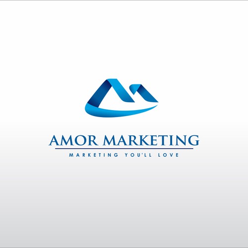 Ground breaking logo design required for the new Amor Marketing website!! Ontwerp door dimdimz