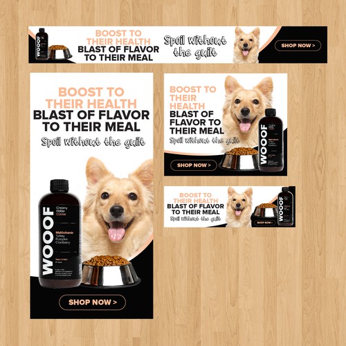 WOOOF Dog Multivitamin banner ads Design by Graphics House