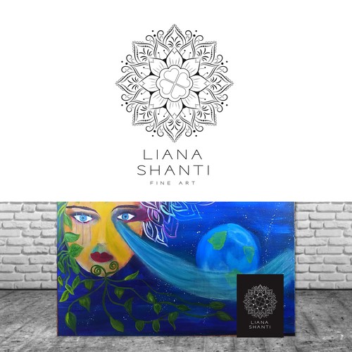 Design Creative Logo for Fine Artist Design by Passionately Curious