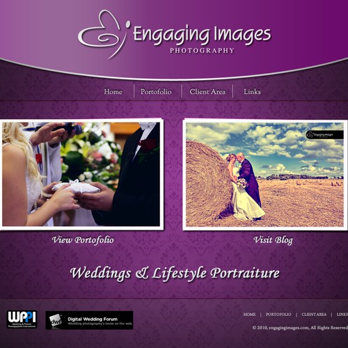 Wedding Photographer Landing Page - Easy Money! Design von al husker