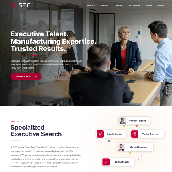 Corporate Style Recruitment Agency Website