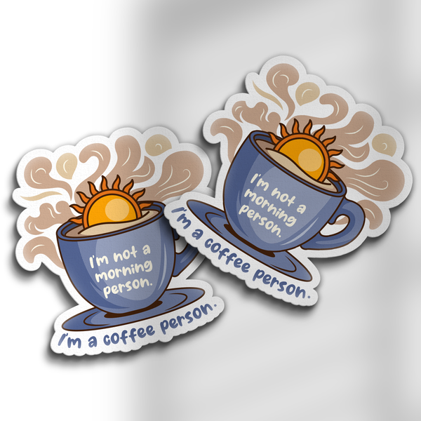 Sticker design for Morning Coffee