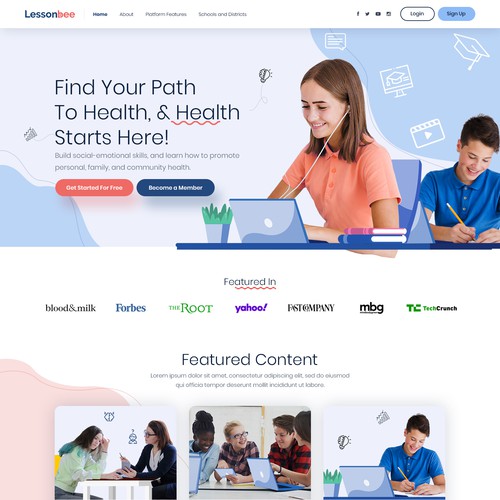 Design Gamified Health & Wellness Education Platform for Schools di Jasmin_A