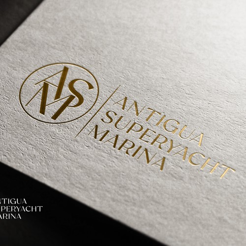 Logo for Antigua Superyacht Marina Design by MST ❥❣ ❥❣