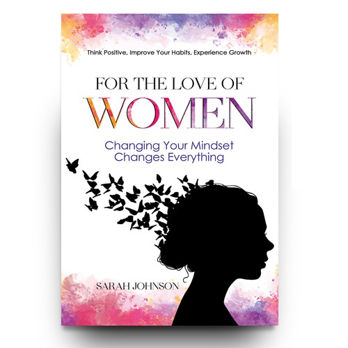 Creative book cover for the ultimate self help guide for women! Design by libzyyy