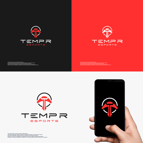 Logo for TEMPR Esports Design by L A T O