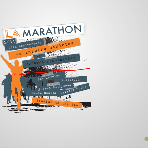 LA Marathon Design Competition Design by jonda.ro