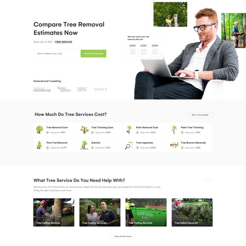 Website Homepage Redesign Design by Greentec ✿