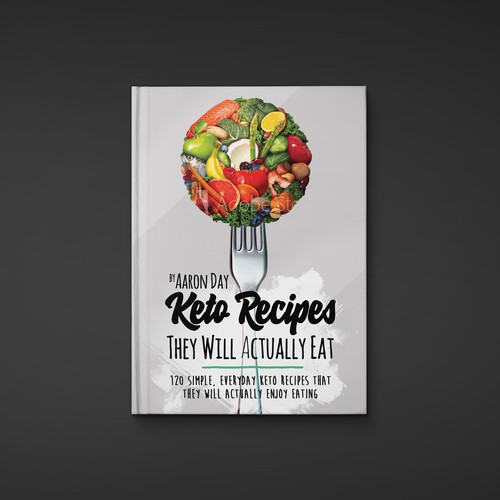 Diseño de Design Healthy Ketogenic Recipe Book Cover de danc