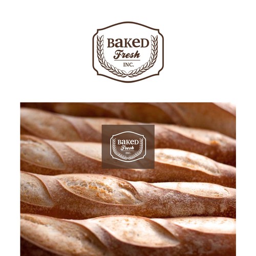 logo for Baked Fresh, Inc. Diseño de designism