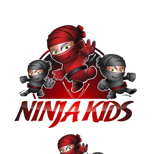 ninja kids logo | Logo design contest