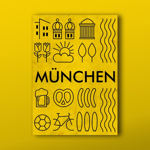 99d Community Contest: Create a poster for the beautiful city of Munich (MULTIPLE WINNERS!) Design von StBellic