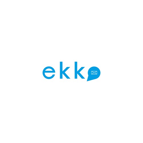 SIMPLE LOGO - ekko Letters then dm after Design by SP-99