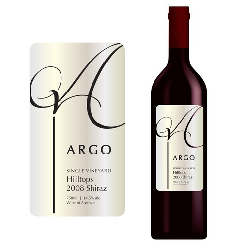 Sophisticated new wine label for premium brand Ontwerp door TeaBerry