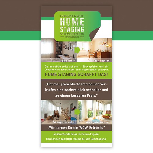 Postcard, flyer or print contest entry by medienviren