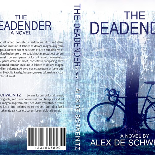 Looking for a dramatic, minimalist book cover art for my book "The Deadender" Design by Theother31