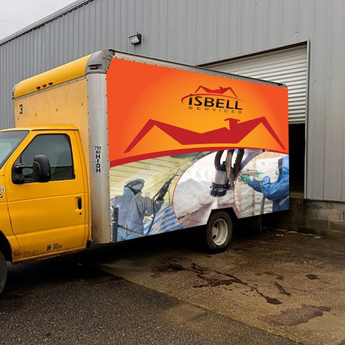 Create a Box truck Wrap for Spray Foam Company | Car, truck or van wrap