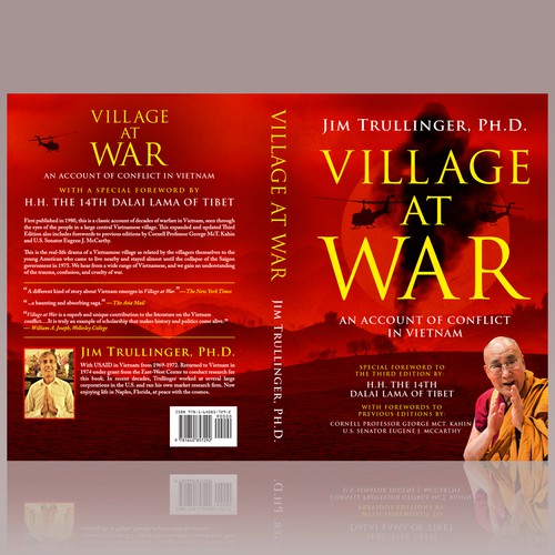 Cover for Third Edition of Classic Work on the Vietnam War. Special Foreword by H.H. the Dalai Lama. Design by Sam Arts Studio