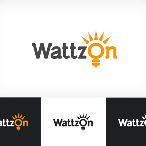 Help WattzOn (BusinessWeek Best Idea 2008) with a new logo Design by DerKater