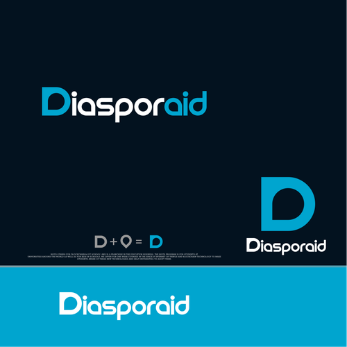 Design a powerful logo for diasporaid, an impact-oriented network/platform for expats Design by InTuos Pro