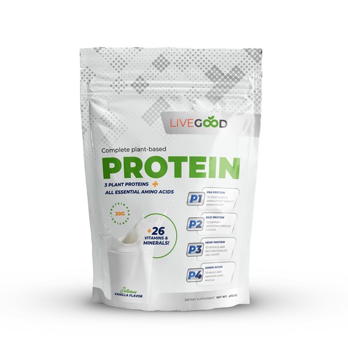 ***GUARANTEED PRIZE*** - LABEL DESIGN for Protein Powder -*****NEW***** Design by Paresh Jadhav