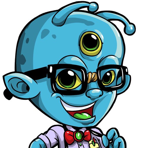 Design by odibagas titled "Geek alien"