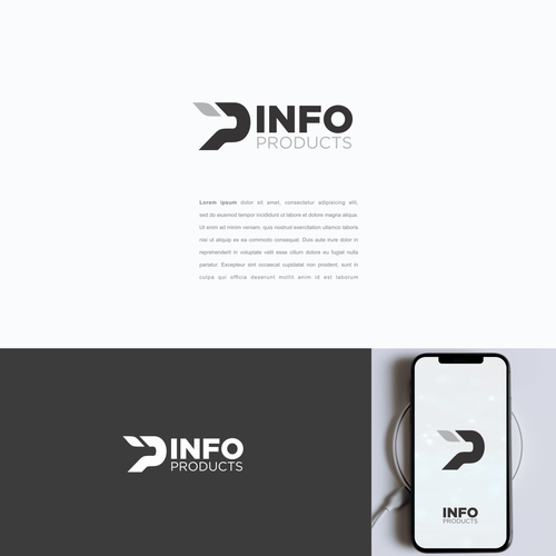 InfoProducts.com - Logo & Branding Design by avagraph™