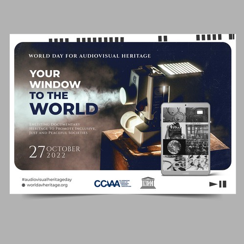 Poster Design for a worldwide audiovisual event Design von BatangKalye