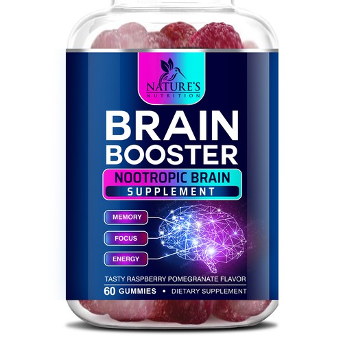 Brain Booster Supplement Design Needed for Nature's Nutrition Design by sapienpack