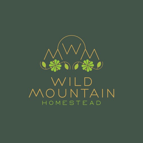 Artistic modern logo needed for a mountain-top flower farm. Design von Nakul Talgeri