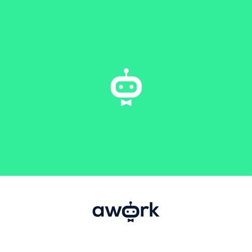 New logo for AI-based productivity software "awork" Diseño de Angela Cuellar