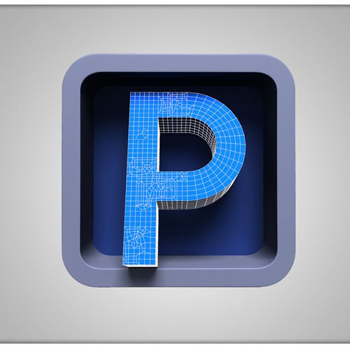 Create the icon for Polygon, an iPad app for 3D models Design by Yogesh.b