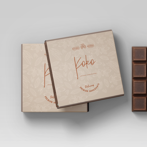 Design a folding chocolate box Design by Moi_Designers