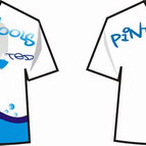 NEW Tshirt Design for swimming pool company Design by ozza